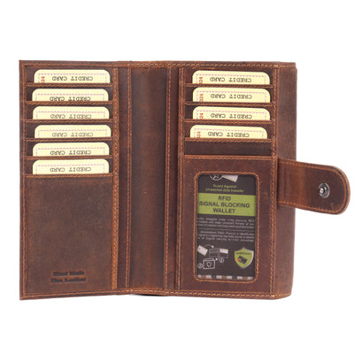 Greenwood Leather Brighton Travel Organiser Wallet - Greenwood Leather
