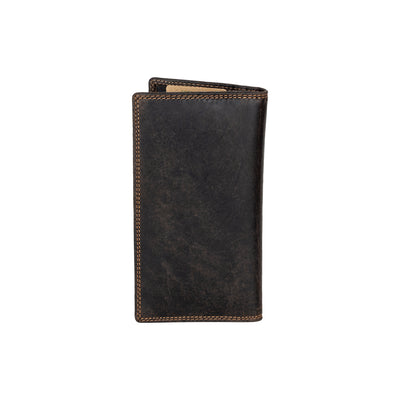 Monika Ridge RFID Travel Wallet Brown - Greenwood Leather