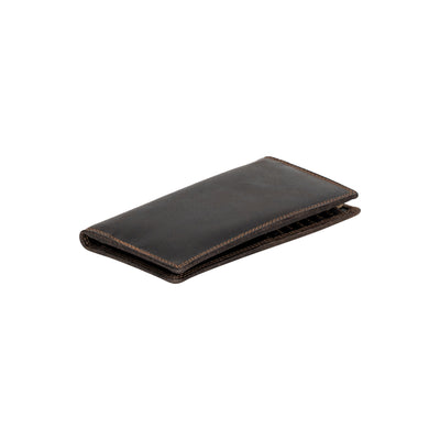 Monika Ridge RFID Travel Wallet Brown - Greenwood Leather