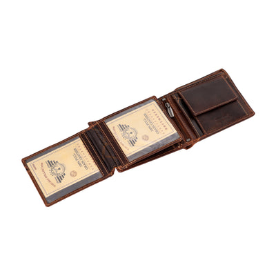 RFID Harvey Leather Wallet Sandal - Greenwood Leather