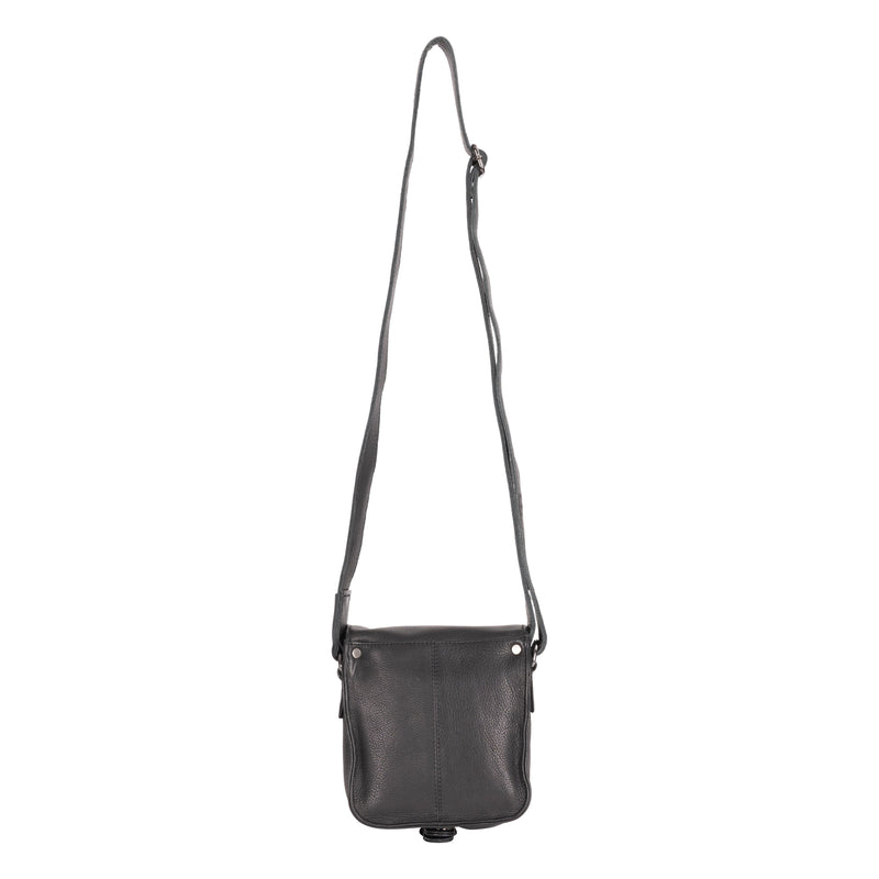 Leather shoulder Bag Black - Sophie - Leather Greenwood Bag | The Greenwood Leather Online Shop Australia