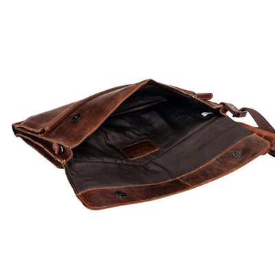 LEATHER LAPTOP SLEEVE WITH STRAP - Maverick - Leather Greenwood Bag | The Greenwood Leather Online Shop Australia