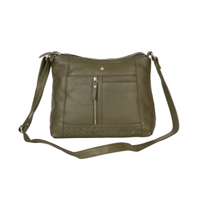 Elegant Leather Crossbody Bag – Stylish & Functional - Greenwood Leather