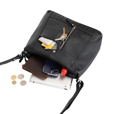 Elegant Leather Crossbody Bag – Stylish & Functional - Greenwood Leather
