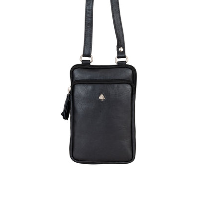 Greenwood Oslo Compact Crossbody – Black - Greenwood Leather