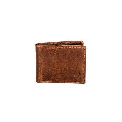 Samson RFID Leather Wallet – Camel - Greenwood Leather