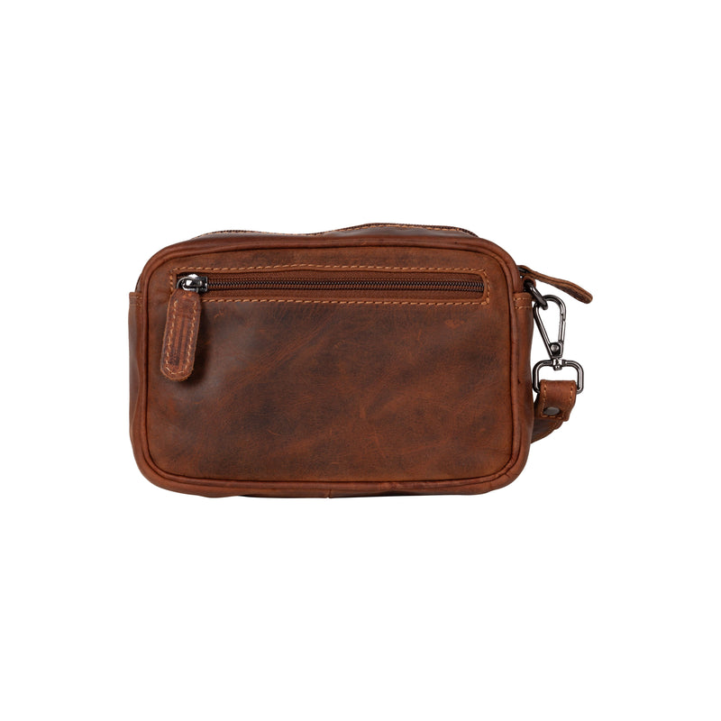 Leather Men's Wrist Bag Tamworth - Sandal - Leather Greenwood Bag | The Greenwood Leather Online Shop Australia