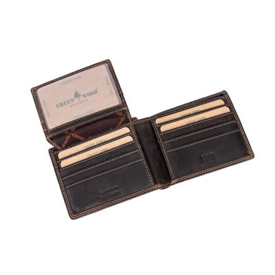 Samson RFID Leather Wallet – Brown - Greenwood Leather