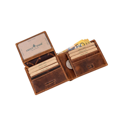 Samson RFID Leather Wallet – Sandel - Greenwood Leather