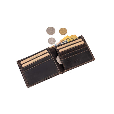 Samson RFID Leather Wallet – Brown - Greenwood Leather