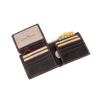 Samson RFID Leather Wallet – Brown - Greenwood Leather