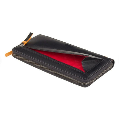 WOMEN'S ZIP AROUND WALLET - THE HEART GWLV05 - Greenwood Leather