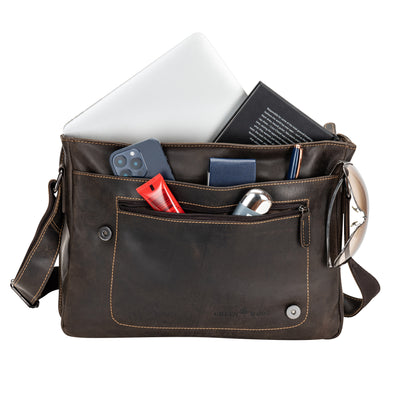 Leather Shoulder Bag - Martin Brown