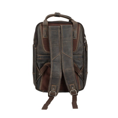Leather Backpack Mackay - Black - Leather Greenwood Bag | The Greenwood Leather Online Shop Australia