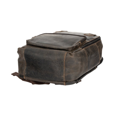 Leather Backpack Mackay - Black - Leather Greenwood Bag | The Greenwood Leather Online Shop Australia