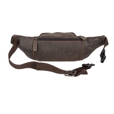 Leather Waist Pack Jack - Brown Colour - Greenwood Leather