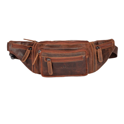 Leather Waist Pack Jack - Sandal Colour - Greenwood Leather