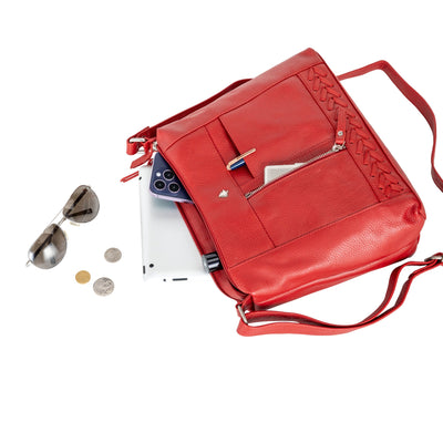 Elegant Leather Crossbody Bag – Stylish & Functional - Greenwood Leather