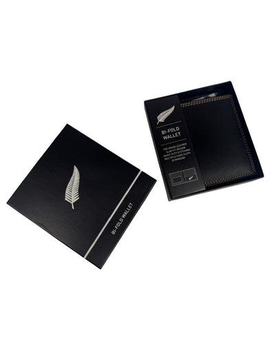 Greenwood Leather “Auckland” Men’s Bifold RFID Wallet – Genuine Leather Slim Wallet with Gift Box - Greenwood Leather