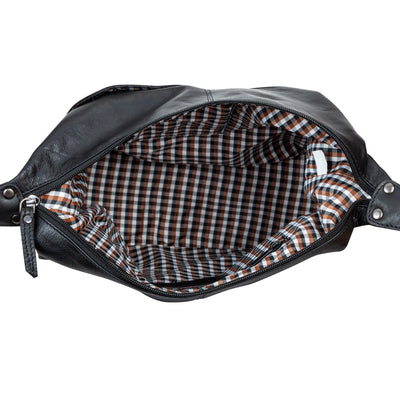 Greenwood Leather Shoulder bag Bianca - Black - Greenwood Leather