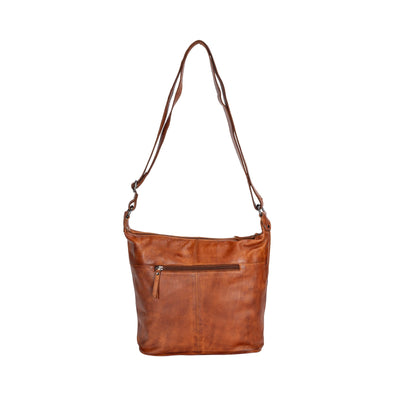 Greenwood Leather Shoulder bag Bianca - Cognac - Greenwood Leather
