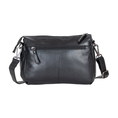 Greenwood Leather Shoulder Bag June Black - Greenwood Leather