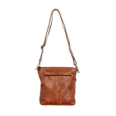 Greenwood Leather Shoulder Bag Liane - Cognac - Greenwood Leather