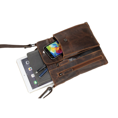 Ladies Cross Body Leather Bag Lucy - Sandel - Leather Greenwood Bag | The Greenwood Leather Online Shop Australia