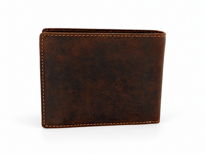 Hawthorn – Men’s Leather Bifold Wallet with Coin Pocket, RFID Blocking, Sandal - Greenwood Leather