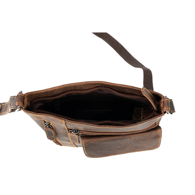 Ladies Cross Body Leather Bag Lucy Sandal - Greenwood Leather