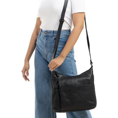Ladies Shoulder Bag Layla - Greenwood Leather