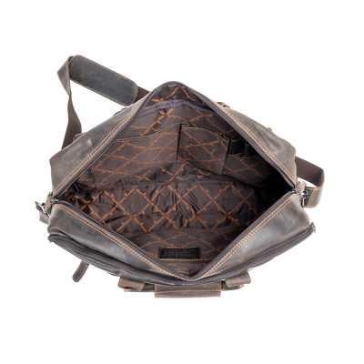 Leather Laptop Bag Dean Brown - Greenwood Leather