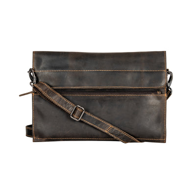 Leather Laptop Sleeve With Strap - Maverick - Greenwood Leather