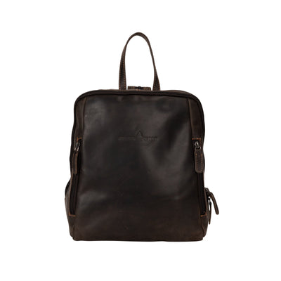 Leather Backpack Brown - Anna - Greenwood Leather