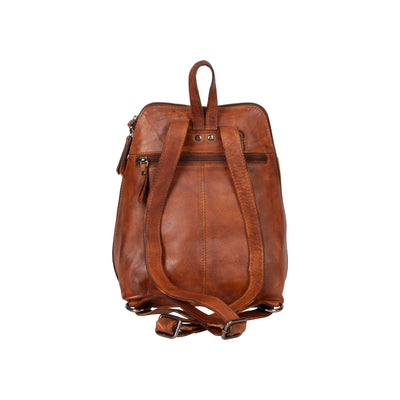Leather Backpack Perth - Cognac - Greenwood Leather