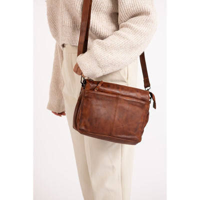 Leather Shoulder Bag June - Greenwood Leather