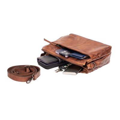 Leather Shoulder Bag June - Greenwood Leather