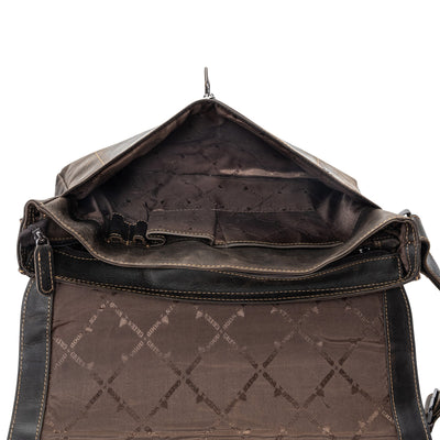 Leather Shoulder Bag - Martin Brown - Greenwood Leather