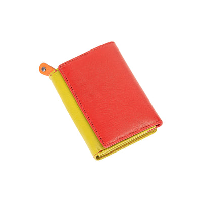 Leather Small Zip Wallet Viola - Greenwood Leather