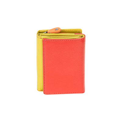 Leather Small Zip Wallet Viola - Greenwood Leather