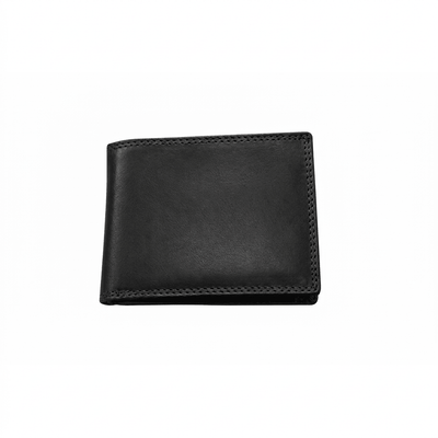 Leather Wallet Lithgow - Black - Greenwood Leather