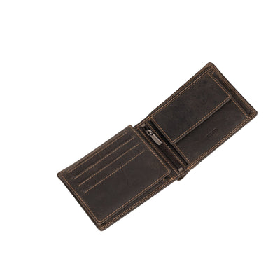 Leather Wallet Lithgow - Brown - Greenwood Leather