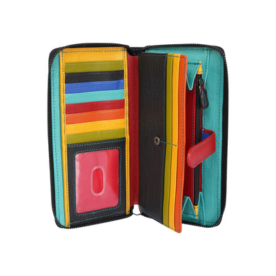 Leather Women Wallet Burano - Greenwood Leather