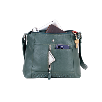 Elegant Leather Crossbody Bag – Stylish & Functional - Greenwood Leather