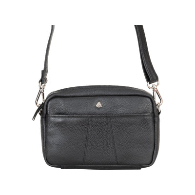 Elora Mini Crossbody – Black Leather Bag - Greenwood Leather