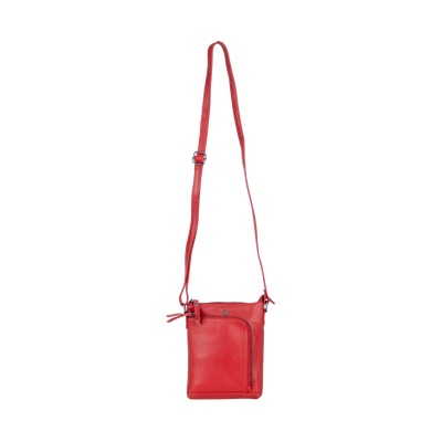 Greenwood Siena Mini Crossbody – Red Leather - Greenwood Leather