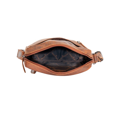 Leather Shoulder bag Dallas - Unisex - Greenwood Leather