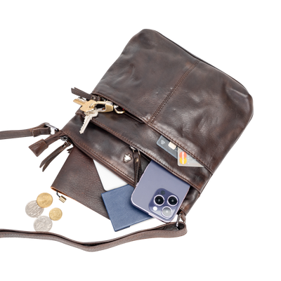 Leather Shoulder Bag Hazel - Greenwood Leather