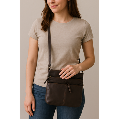 Leather Shoulder Bag Hazel - Greenwood Leather