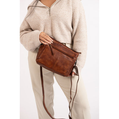 Leather Shoulder Bag June - Leather Greenwood Bag | The Greenwood Leather Online Shop Australia